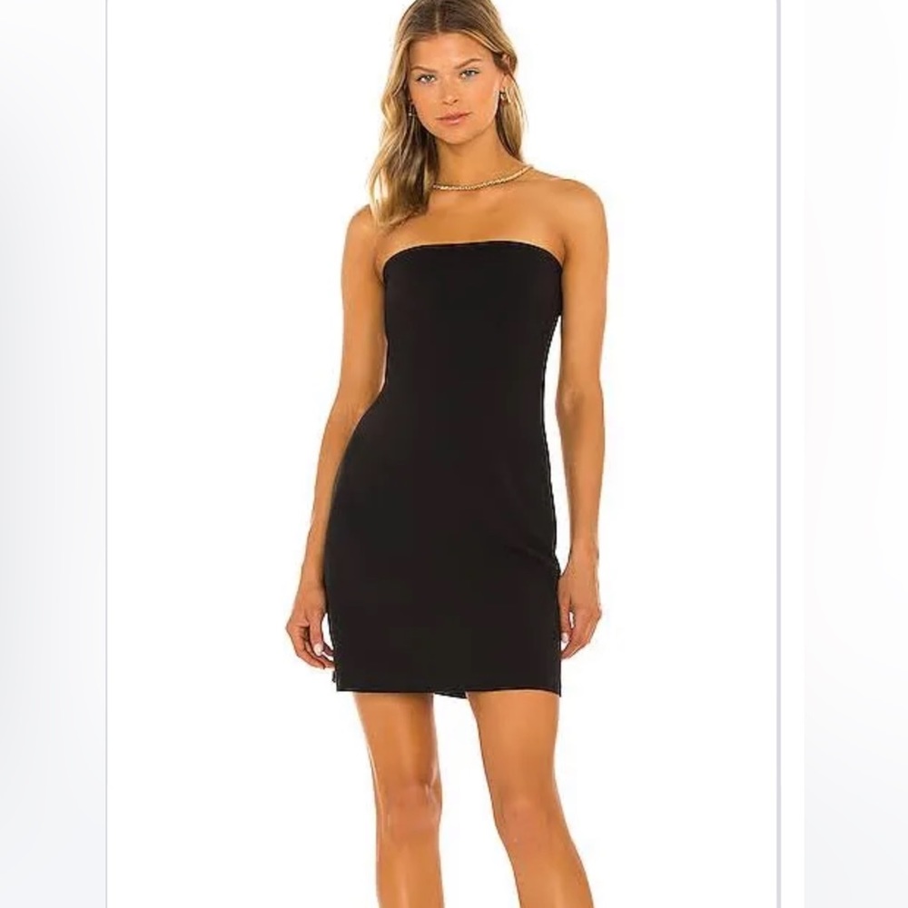Nina Raynor strapless Classic Black mini dress